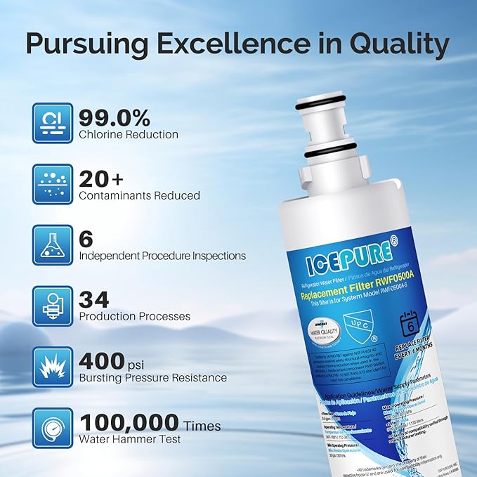 ICEPURE 4396508 Refrigerator Water Filter Replacement - Image 6