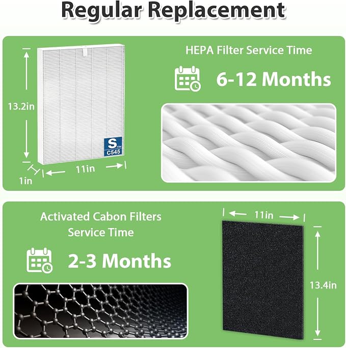 C545 HEPA Replacement Filter Compatible - Image 5
