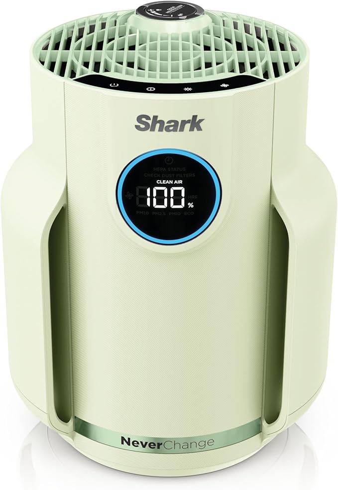 Shark Air Purifier for Home, NeverChange Compact Pro, for Bedroom, Home Office by Shark