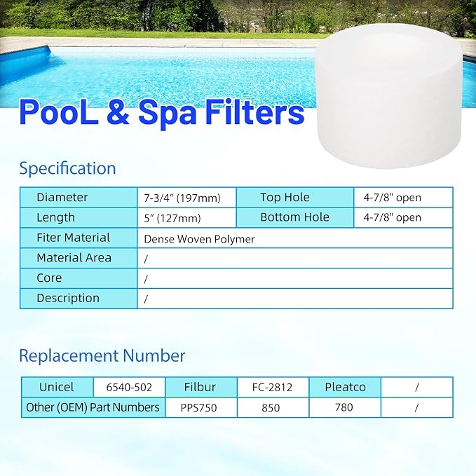 6540-502 Hot Tub Filter Cartridge Replaces - Image 5