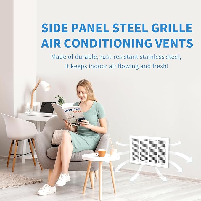24 x 14 Return Air Grille, Return Air Vent Cover - Image 6