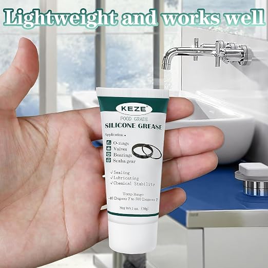KEZE Food Grade Silicone Grease Pool Lube Tube O Rings Lubricant - Image 6