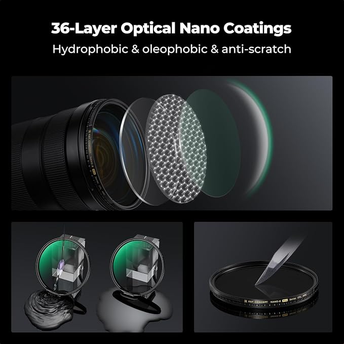 K&F CONCEPT 52mm Circular Polarizers Filter Super Slim - Image 6
