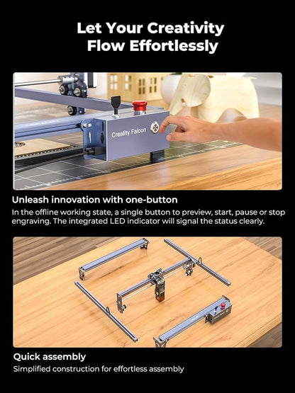 Creality 72000mW Output Power Laser Engraver, Falcon Pro 10W - Image 3