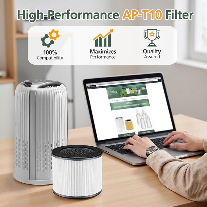 AP-T10FL Replacement Filter for HoMedics AP-T10-BK and AP-T10-WT Air Purifier - Image 6