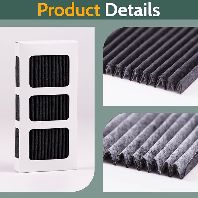 6 Pack Refrigerator Air Filter Replacement - Image 3