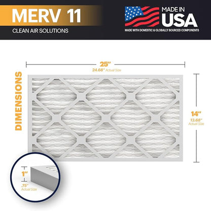 BNX TruFilter 14x25x1 Air Filter MERV 11 - Image 3