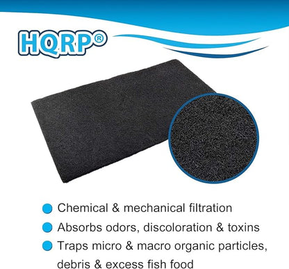 HQRP 4-Pack 18x10 Activated Carbon Filter Media Pad - Image 2