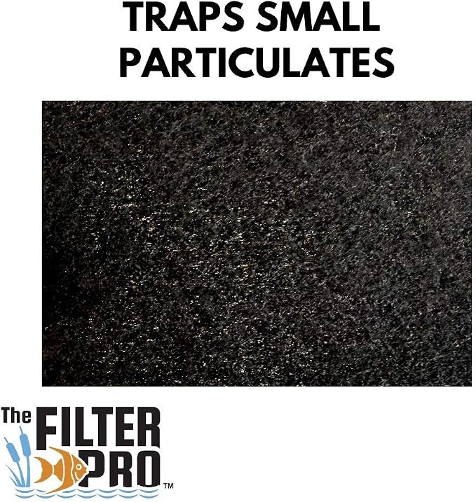 Carbon Fine Filter Media, 3/8" Thick, 6 Pack, Ponds or Water Gardens, Made in - Image 5