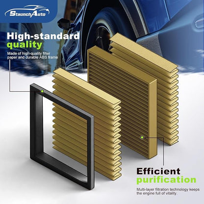 Engine & Cabin Air Filter Set for Subaru Forester 2.5L 2026 2025 2024 2023 2022 - Image 3