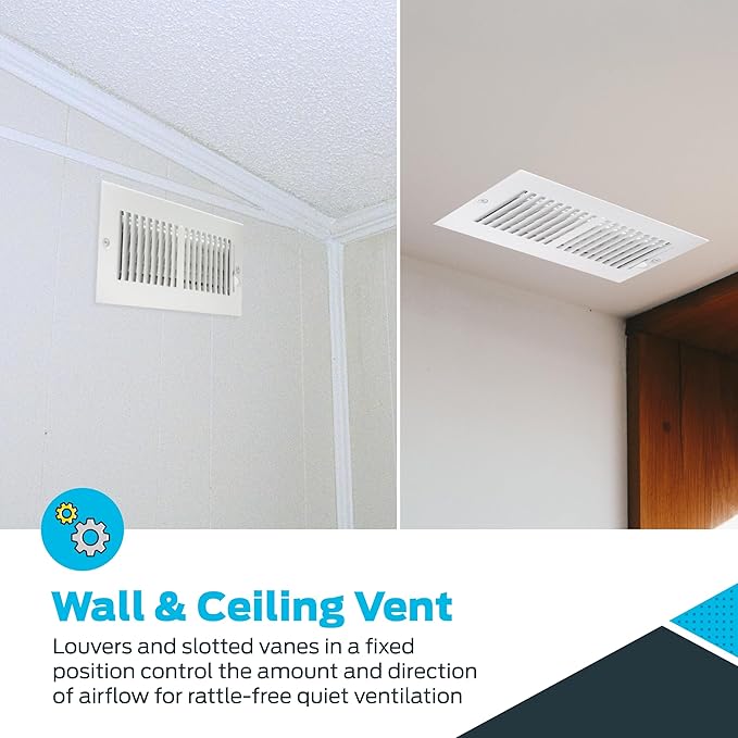 EZ-FLO 10 x 4 Inch Air Vent Cover - Image 4