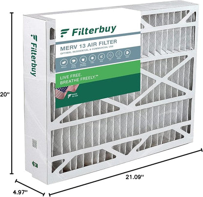 Filterbuy 21x21.5x5 Air Filter MERV 13 Optimal Smoke & Allergy Defense - Image 10