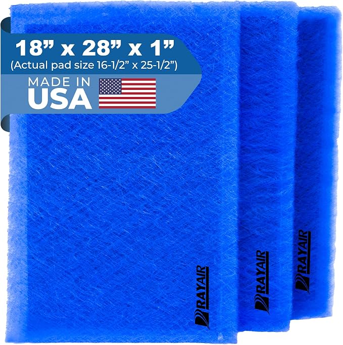 RAYAIR SUPPLY 18x28 Replacement Filter Pads Compatible by RAYAIR+SUPPLY