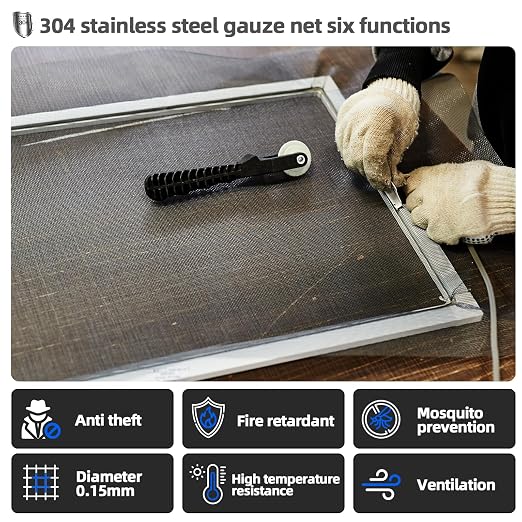 20 Mesh 304 Stainless Steel Mesh Screen, Rust Free Woven Wire Mesh, Metal Mesh - Image 5