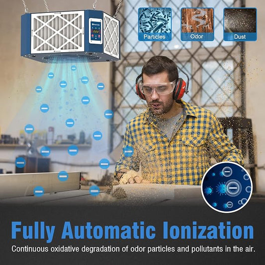 360° Woodshop Air Filtration System Woodworking - Image 2