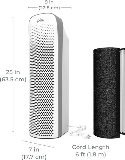 Pure Enrichment PureZone Elite True HEPA Large Room Tower Air Purifier - Image 8