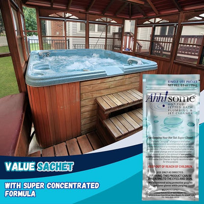 Ahh-Some - Hot Tub Cleaner & Purge Packet | Clean Pipes, Jet Line & Jets Gunk - Image 5