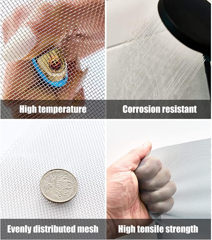 Stainless Steel Woven Wire Mesh 304 Stainless Steel Woven Wire, 80 Mesh Fly - Image 4