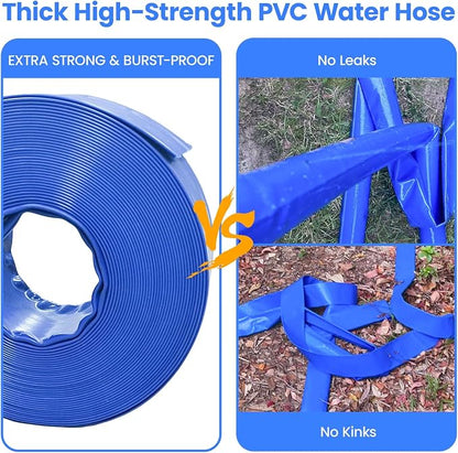 Poolvio Backwash Hose 2" x 50 ft, Tear-Resistant & Leak-Free - Image 6