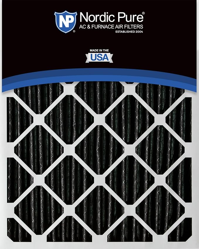 Nordic Pure 20x25x2 Furnace Air Filters MERV 8 Pleated Plus Carbon 3 Pack - Image 5