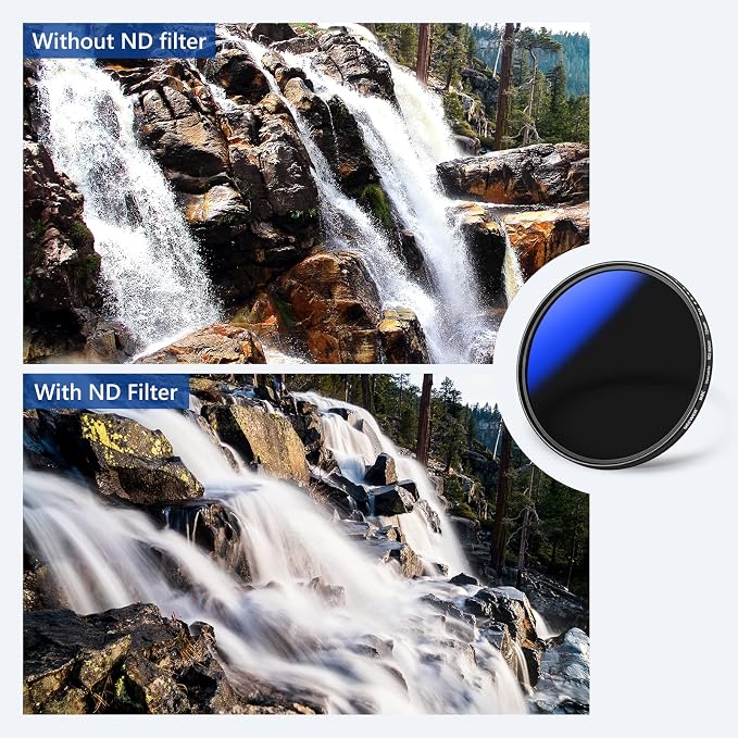 NEEWER 72mm Variable ND Filter ND2-ND400, Neutral Density Filter, Water and - Image 8