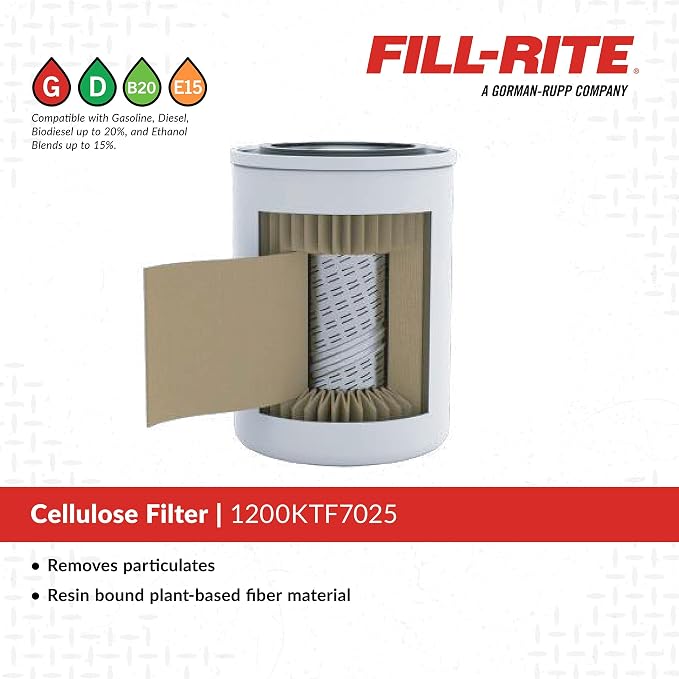 Fill-Rite 1200KTF7025 10 Micron 25 GPM Particulate Pony Fuel Filter w/Filter - Image 2