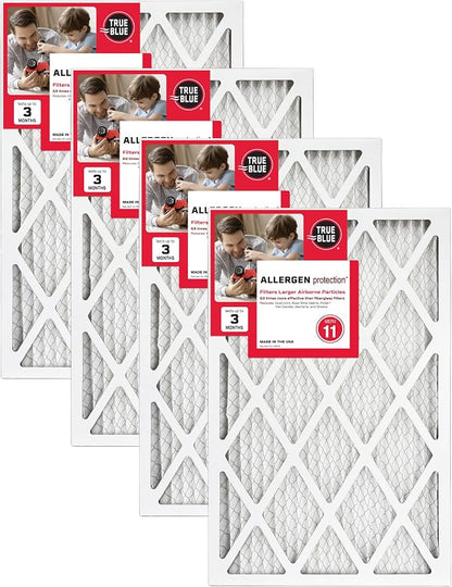 True Blue 18x20x1 MERV 11 Allergen Air Filter | Electrostatic Pleated HVAC by TRUEBLUE