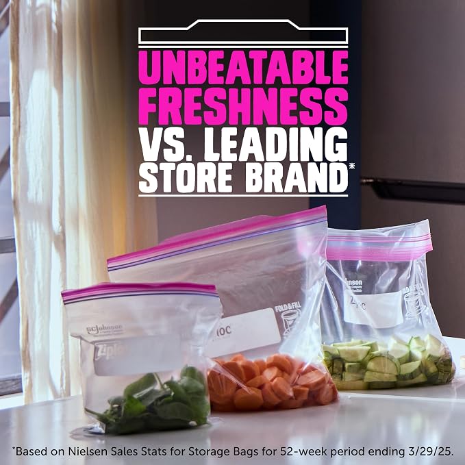 Ziploc Gallon Food Storage Bags, Stay Open Design - Image 4