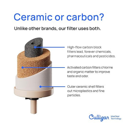 Culligan MaxClear 3 Gallon Gravity Water Filter System, Polished - Image 6