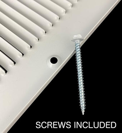 Fits 30x8 Duct Opening | Steel Return Air Grille by Handua | Vent Cover Grill - Image 4