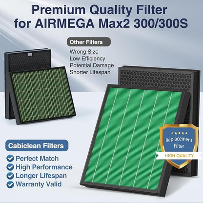 300/300S Replacement Filter for Coway AIRMEGA Max2 300/300S Air Purifie-r - Image 7
