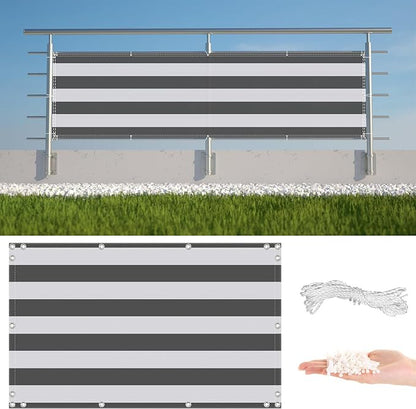 Privacy Screen Protector 4.9' x 65.6' Privacy Protection Weatherproof Outdoor by AYLFBFU