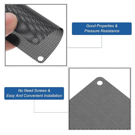 MECCANIXITY 10PCS PC Dust Filter, 80mmx80mm PVC Computer Case Cooler Dustproof - Image 4
