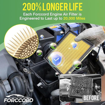 Cabin & Engine Air Filter Fit for Lexus CT200H 2011-2017, NX300H 2015-2019 - Image 4