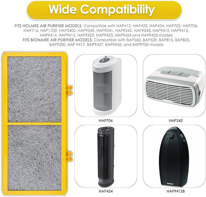 AER1 Filter 4 HEPA Filters + 8 Carbon Booster Filters Compatible - Image 4