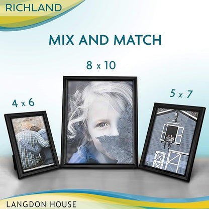Langdon House 4x6 Picture Frames Set Distinguished Edging - Image 5