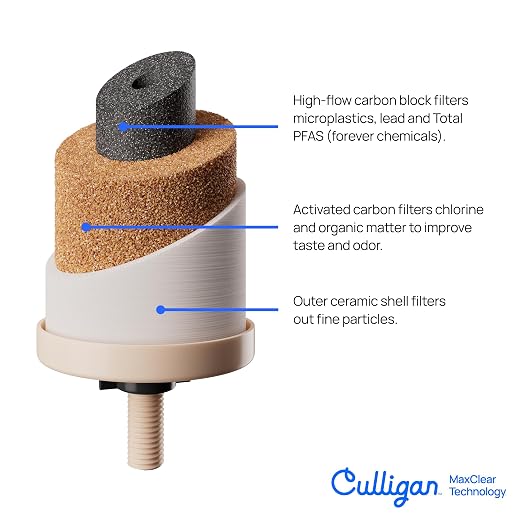 Culligan MaxClear 3 Gallon Gravity Water Filter System, Polished - Image 5