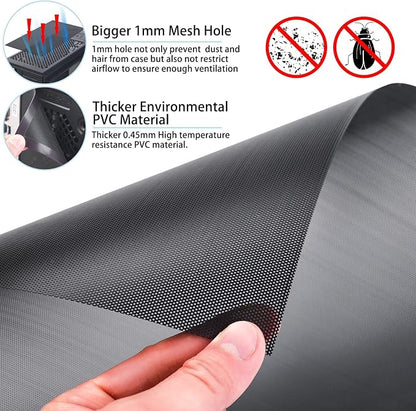 400x300mm DIY PC Case Dust Mesh Filter, PVC Dustproof Mesh Filter Cover - Image 3