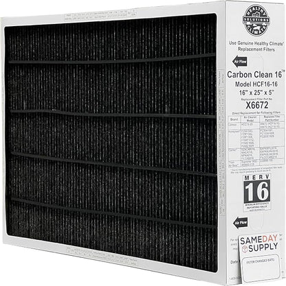 Lennox Healthy Climate Lennox X6672 16x25x5 Healthy Climate Carbon-Clean MERV by Unknown
