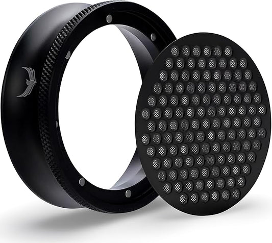 58mm Magnetic Espresso Portafilter Dosing Funnel and Puck Screen Set Coffee by KNODOS