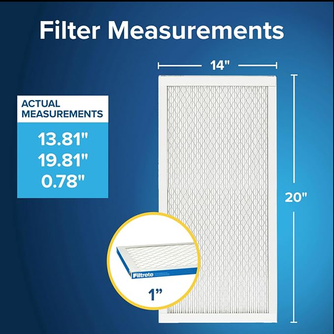 Filtrete 14x20x1 AC Furnace Air Filter, MERV 13, MPR 1900, Premium Allergen - Image 2