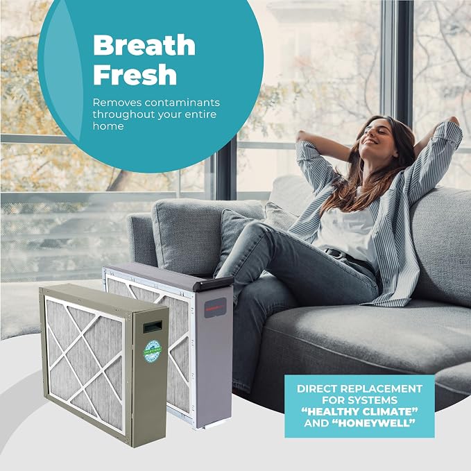Lennox X6672 16x25x5 Furnace Filter, Lennox Healthy Climate Carbon Clean Merv - Image 4