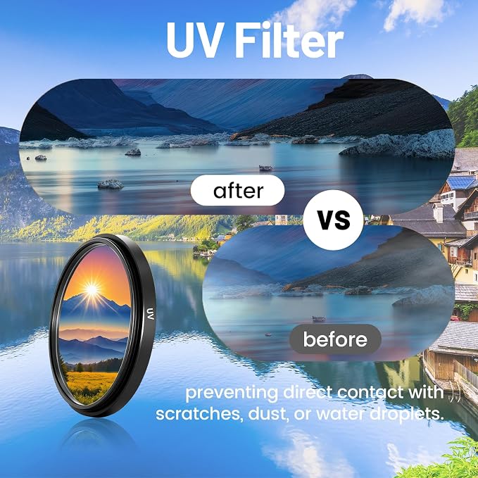 3 Pack Universal Lens Filter Kit 40.5mm - Image 9