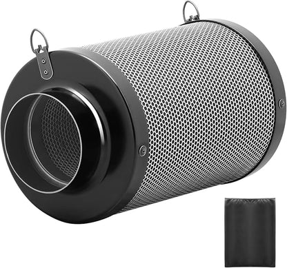 iPower 4" Air Carbon Filter for Inline Duct Fan, Intake and Exhaust Fans by iPower