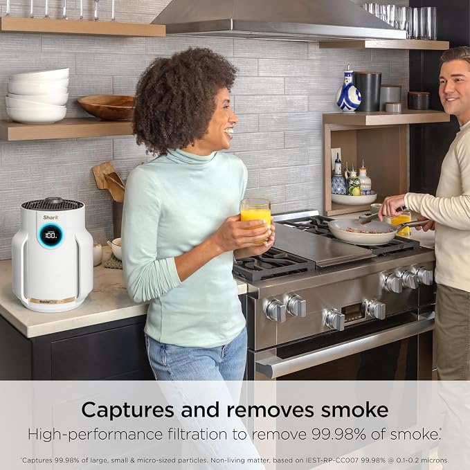 Shark Air Purifier for Home, NeverChange Compact Pro, for Bedroom, Home Office - Image 6