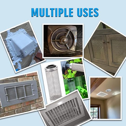 3PACK 20 Steel Mesh Screen 11”X11”, Woven Wire 304 - Image 2