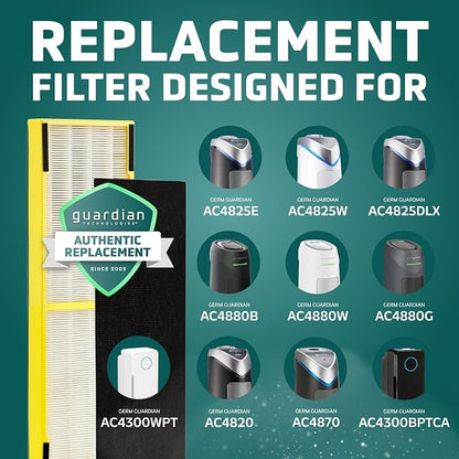 GermGuardian Filter B HEPA Pure Genuine Air Purifier Filter, Removes 99.97% of - Image 5