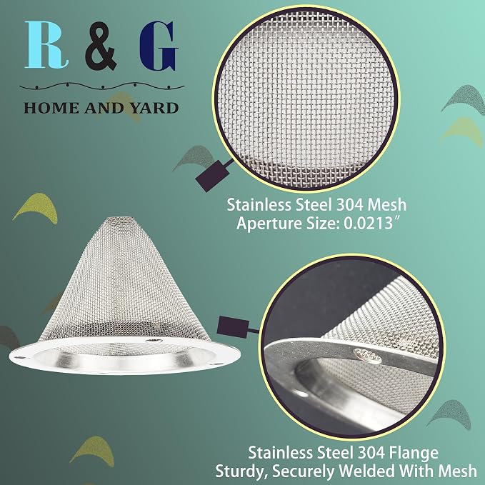 1 PC-Cone-Type Stainless Steel Spark Arrestor Screen 2.8” - Image 4