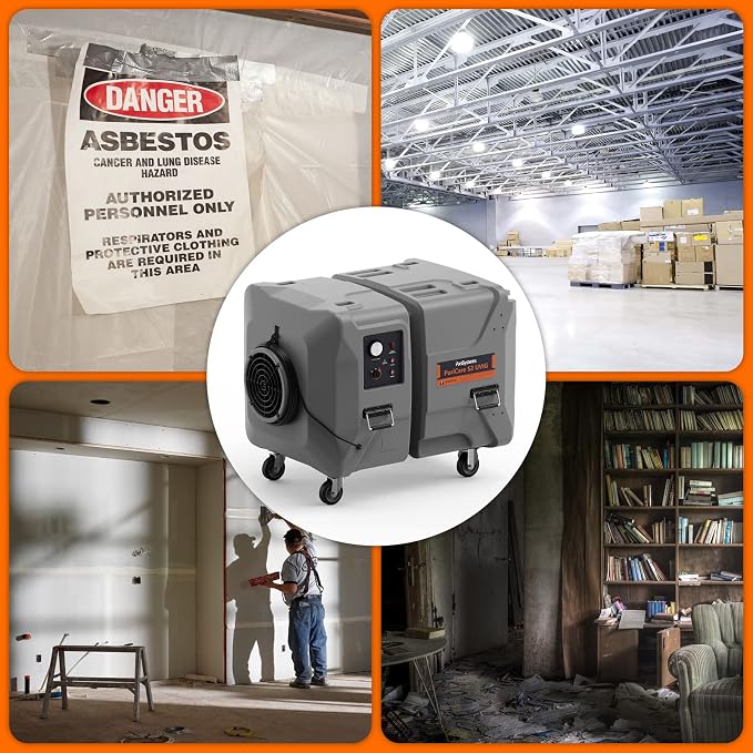 PURISYSTEMS Portable Air Scrubber, 2000 CFM Negative Air Machine - Image 6