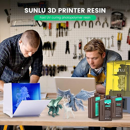 SUNLU 3D Printer Resin 2kg, Fast Curing Standard 3D Resin - Image 9